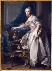 Portret van Marie Anne de Montboisier Beaufort Canillac, Markiezin de Caumont