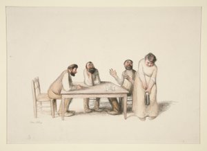 De drie baardmannen door Jean Veber