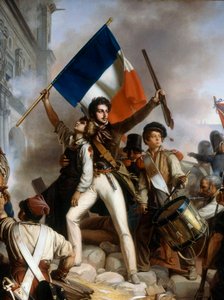 Gevechten bij het Hotel de Ville, 28 juli 1830 (detail)