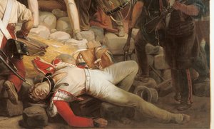 Gevechten bij het stadhuis, 28 juli 1830 (detail)