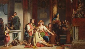 Het Gebed tot de Madonna, 1831 door Jean Victor Schnetz