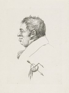 Portret van Jantje de Wit door Jean Zacherie Mazel