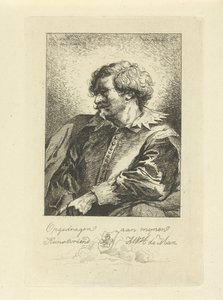 Portret van een man door Jean Zacherie Mazel