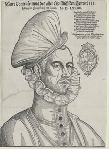 Koning van Frankrijk Hendrik III door Jean de (after) Court