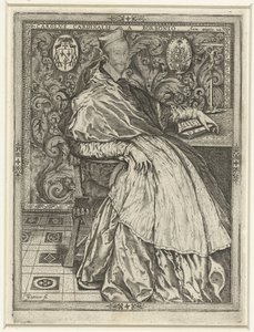 Portret van kardinaal Karel van Bourbon