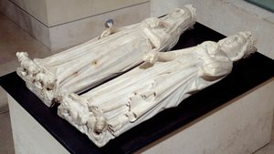 Graf van de ingewanden van Karel IV de Schone (1293-1328) en Jeanne d