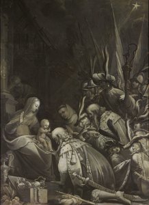 Aanbidding der Wijzen, 1636