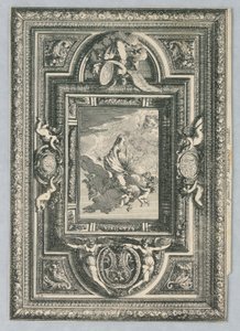 Plafond, uit "Desseins de Plaphons" door Jean le Pautre