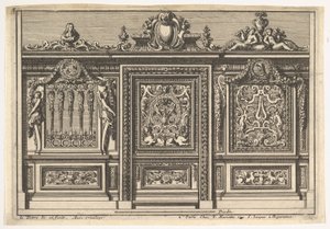 Ontwerp voor een Koorhek met Twee Varianten, uit: Clôtures de chapelles