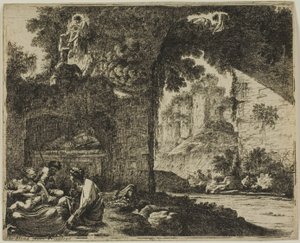 Herders in ruïnes