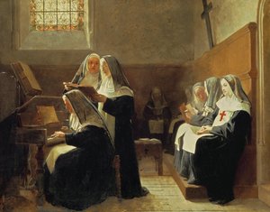 Het kloosterkoor, 1865
