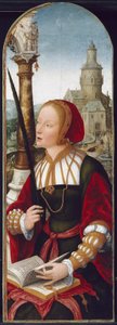 Heilige Barbara door Jean the Elder Bellegambe