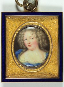 Een dame genaamd Francoise-Marguerite De Sevigne, Gravin De Grignan door Jean the Elder Petitot