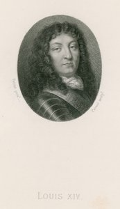 Koning Lodewijk XIV door Jean the Elder Petitot