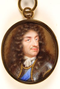 Karel II door Jean the Younger (attr.to) Petitot