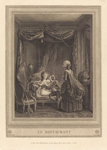 Het Restaurant door Jeanne Deny or Martial Deny after Niclas Lafrensen II