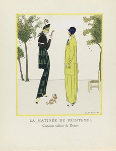 La Matinée de Printemps, pub. 1914 door Jeanne Magnin