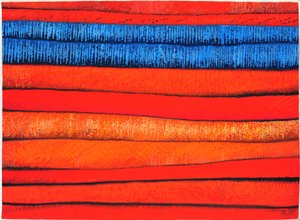 Marokkaanse stoffen 3, 2013 (gouache op papier)
