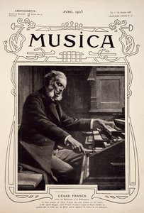 Cesar-Auguste Franck door Jeanne Rongier