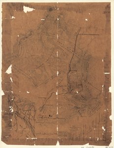 Een topografische kaart van het ijzereigendom Elizabeth Furnace, Augusta Co., Va., met ongeveer 6250 acres, aug. 1867. LOC 2005625144 door Jedediah Hotchkiss