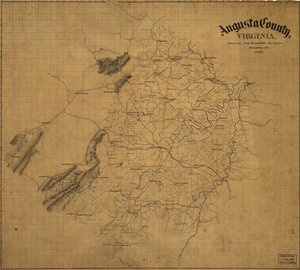 Augusta County, Virginia, LOC 99446931 door Jedediah Hotchkiss