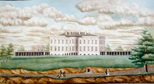 Het Witte Huis in Washington door Jefferson Vail
