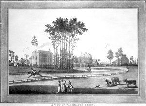 Een uitzicht op Paddington Green, 1782-3 door Jefferyes Hammett O