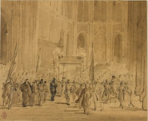De kroning van een prins door Jehan Georges Vibert