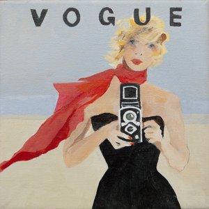 Vogue cover (acryl) door Jennifer Abbott