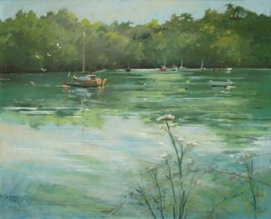 Salcombe Batson Creek door Jennifer Wright