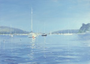 Salcombe Jachten - Zomerhitte, 2008 door Jennifer Wright