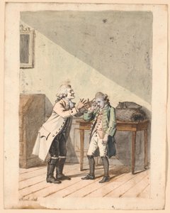 Een scène uit P.A. Heibergs "De Vonner og de Vanner" door Jens Juel