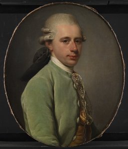 Generaalpostdirecteur Frederik Hauch als jongeman