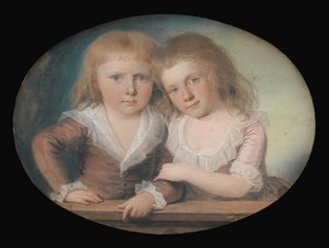 De twee kinderen van Kantoorchef H.E. Moe