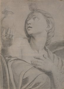 Psyche brengt Venus de kruik van Persephone met de toverdrank