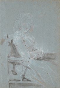 Studie voor het portret van Ulrike Elenora Wedel Jarlsberg, geboren Brockdorff