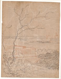 Uitzicht vanaf Marienlyst over Kronborg