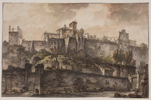 Partij van de voet van Palatin, Rome door Jens Petersen Lund