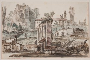 "Romeins" uitzicht door Jens Petersen Lund