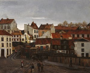 Uit de arme wijk, Hammersborg door Jens Wang