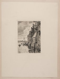Oude huizen in Dordrecht door Jensen