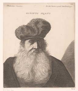 Portret van Plato door Jerôme David (attributed to)