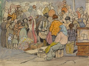 East Side Markt door Jerome Myers