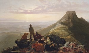 Het verlate gezelschap op Mansfield Mountain door Jerome Thompson