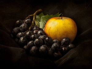 Druiven en Gouden Appel door Jerome Zakka Bajjani