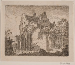 Ruïne van een kloostergebouw