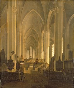 Interieur van de St. Johanneskerk in Hamburg door Jess Bundsen
