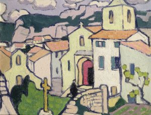 Les Baux, de Priester betreedt zijn Kerk, c.1911
