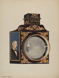 Locomotief Koplamp door Jessie M. Youngs