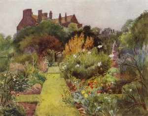 Physicke Garden, Chelsea, Uitzicht op de tuin door Jessie MacGregor